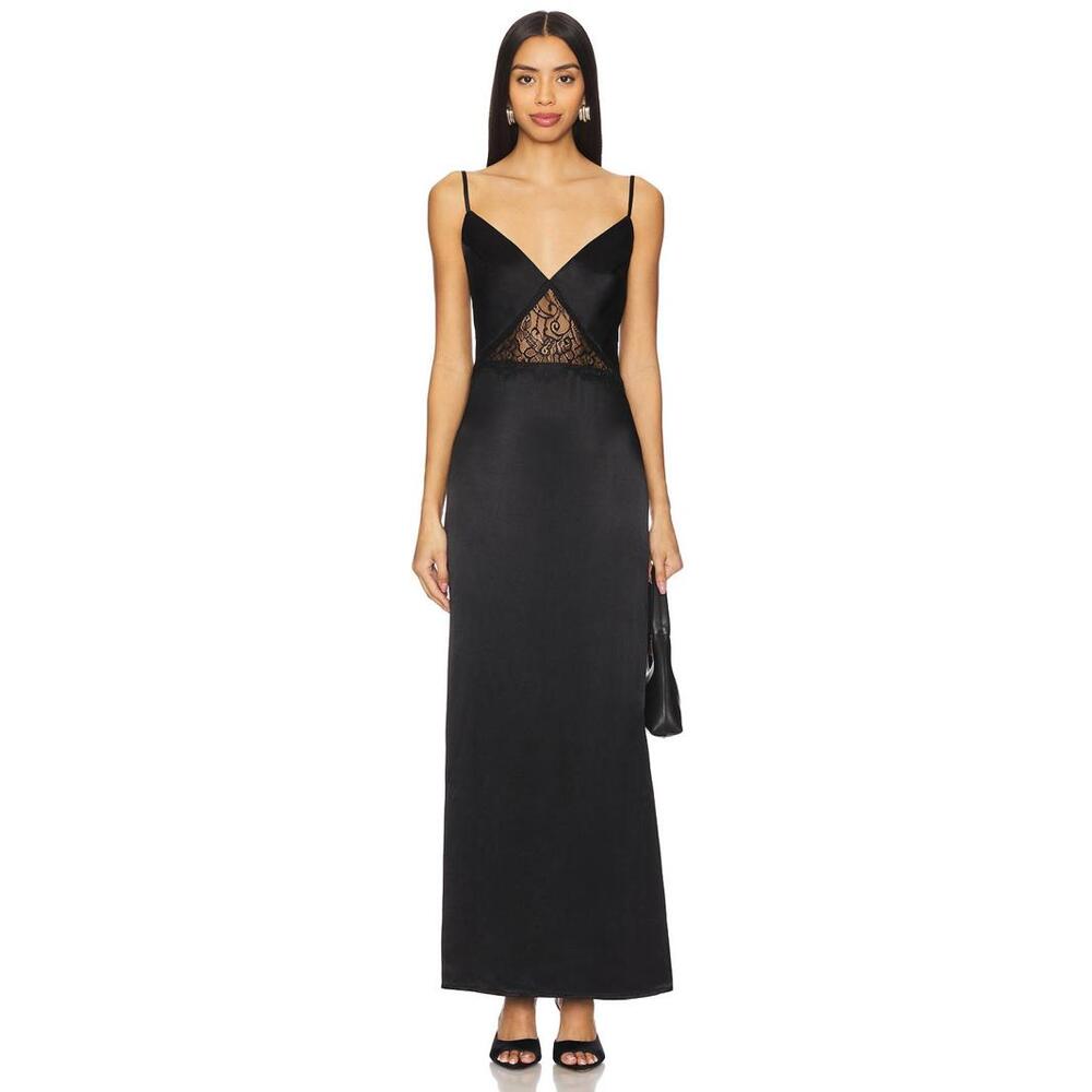 SNDYS Halliwel Maxi Dress in Black